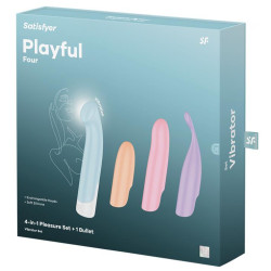 Satisfyer Coffret 4 Pièces Playful Four 15 x 3.5cm